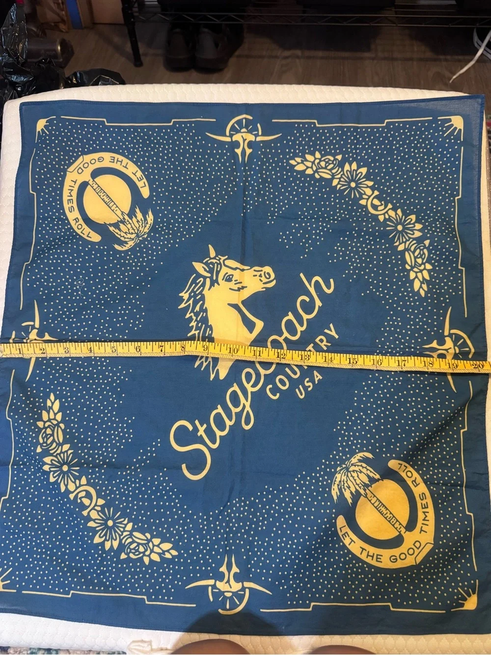 Stagecoach Blue & Yellow Bandana woman’s